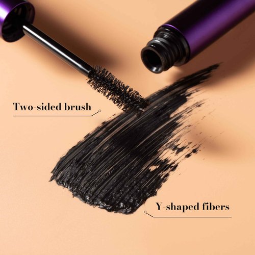 Younique MOODSTRUCK EPIC 4D Fiber Mascara | Volumizing, Lengthening & Lifting Mascara | Waterproof, Smudge-Proof, Long-Lasting | Bold, Defined, Flake-Free Lashes | 7 ml