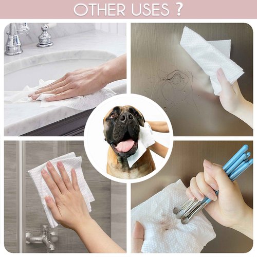 WOWOTEX 100% Cotton Disposable Face Towel 200 Count 10x12 Inch | Biodegradable Thick Soft One Time Use Dry Wipes for Sensitive Skin, Baby Care, Facial Cleaning, Makeup Removal