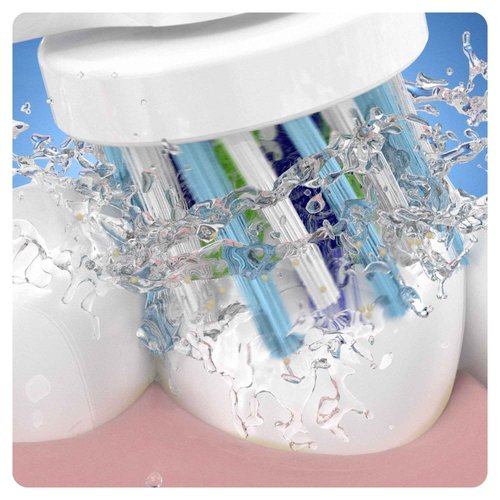Oral-B CrossAction Toothbrush Heads Pack of 8 Replacement Refills for Electric Rechargeable Toothbrush, Mailbox Sized Pack