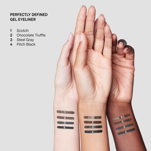 Bobbi Brown Perfectly Defined Gel Eyeliner | Richly Pigmented Color and Creamy Precision Lining, 0.01 Ounce, Chocolate Truffle