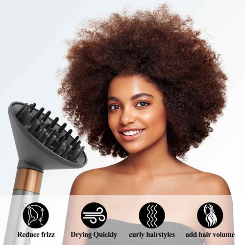 YTCHYYSK Wide-Tooth Comb Pre-Styling Dryer Nozzle Attachment Replacement and Large Diffuser Attachment for Dyson Airwrap Attachments