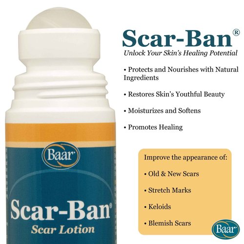 Baar Scar Ban Roll On, 3 oz. (Pack of 2)
