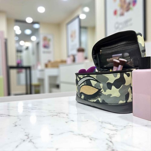 Beyond Shadow Ops™ Mission Kit – Luxe Collection Camouflage Travel Toiletry Bag with Wide-Open Design, Large Compartment, and Zipper Pocket in the Lid, Makeup Organizer, Gift for Makeup Lovers