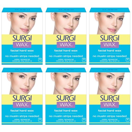 Surgi-wax Hair Remover For Face, 1-Ounce Boxes (Pack of 6)