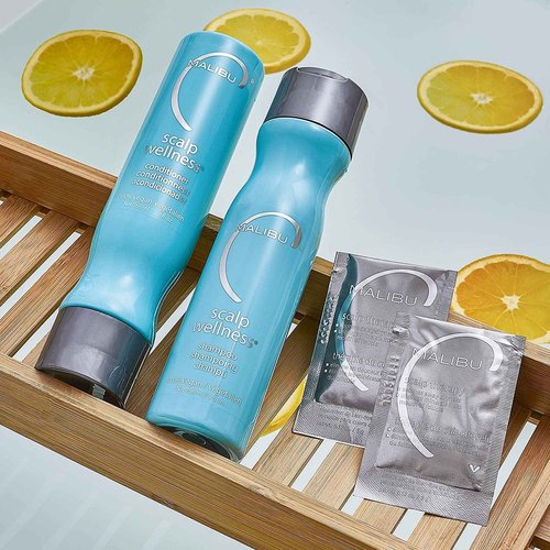 Malibu C Scalp Wellness Hair Shampoo - Sulfate-Free & Moisturizing Shampoo - Nourishing Scalp Care with Sulfate-Free Surfactant Technology (33.8 oz)