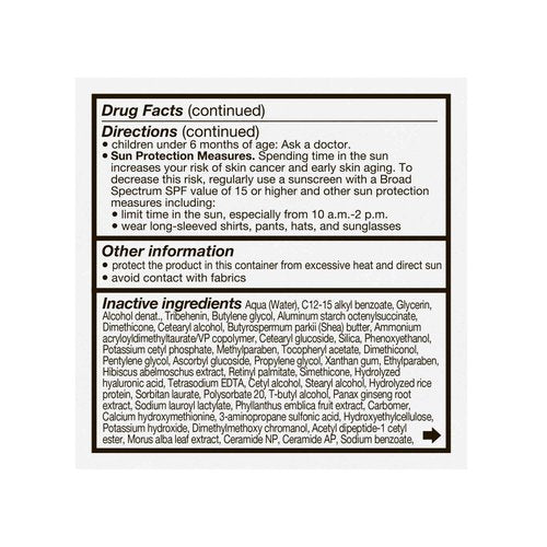 No7 Restore & Renew Multi Action Face & Neck SPF 30 Day Cream - Firming & Hydrating Face Moisturizer with Hyaluronic Acid to Help Reduce the Appearance of Wrinkles - Fragrance-Free (1.69 Fl Oz)