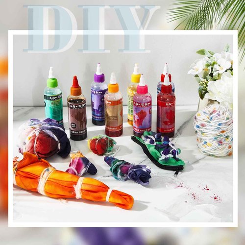 Silkfly 30 Pcs White Cotton Makeup Bags for Tie Dying Kit Items Things to Tie Dye Blank Cotton Cosmetic Bags Multi Purpose for Large Groups Party DIY Project(8.3 x 5.3 Inch)