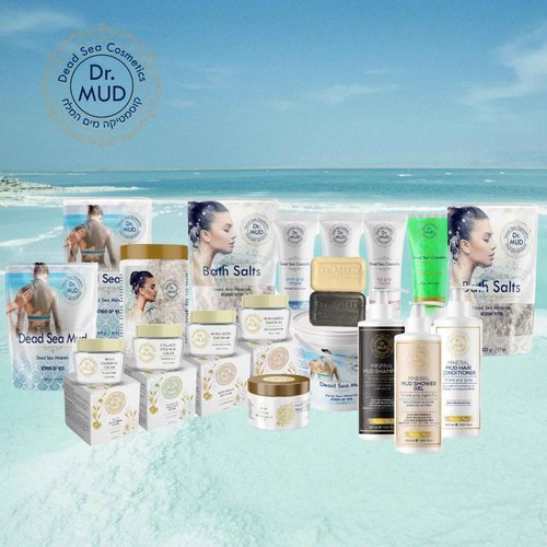 Dr. Mud's Dead Sea Mud Body Mask – Black Clay Body Treatment with Natural Dead Sea Minerals | Deep Cleansing Skin & Beauty Dead Sea Mask – Skin Care Detox Product for Men & Women (1500 gr)