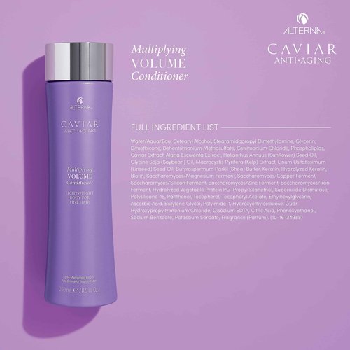 Alterna Haircare CAVIAR Anti-Aging Multiplying Volume Conditioner 8.5Fl Oz | For Fine, Limp or Thin Hair | Create Instant Volume and Thickness | Sulfate Free