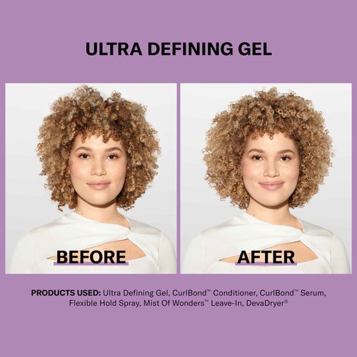 DevaCurl Ultra Defining Gel Strong Hold Non-Crunch Styler, Bright Breeze, 12 fl. oz