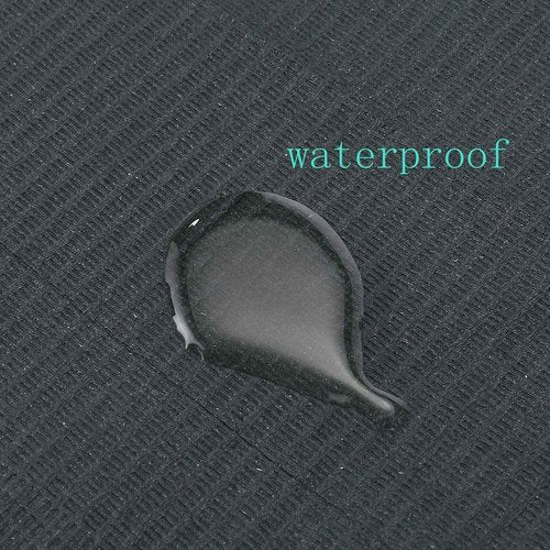 Disposable Waterproof Dental Bibs,125pcs Tattoo Bibs Piercing Waterproof Bibs Tattoo Table Covers (Black)