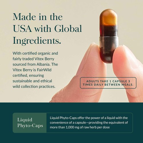 Gaia Herbs Menopause Support Daytime - Helps Support Hormone Balance & Well-Being for Women*- with Vitex, Black Cohosh, St. John's Wort & Oats - 60 Vegan Liquid Phyto-Capsules (20-Day Supply)