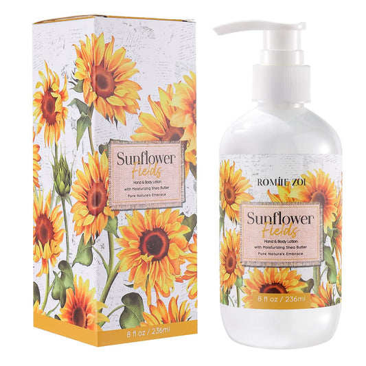 ROMIIE ZOI Hand & Body Lotion For Autumn - Sunflower Fields - 236 ML /8 FL OZ