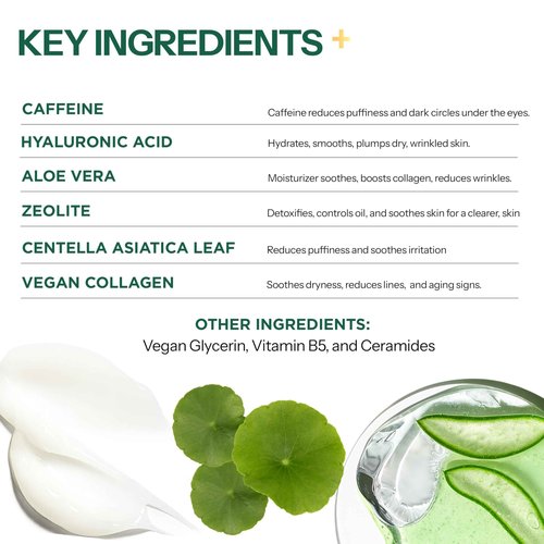 Fortify Skincare Under Eye Patches For Puffy Eyes and Dark Circles - Caffeine, Collagen & Zeolite - 3-in-1: Detox, Treat, Boost - Dermatologist Tested, Anti-Aging, Anti wrinkle Patches- 20 Pairs