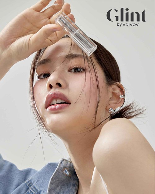 Glint Glow Lip Balm (Burnt Rose, 0.1oz) - Moisturizing Stain Lipstick with Shine for Natural Lips, Tinted Treatment. Luxurious Korean Skin Care Makeup. Chapped, Dry, Cracked Lips.
