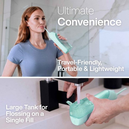 Aquasonic Icon Toothbrush & Water Flosser Bundle (Mint)