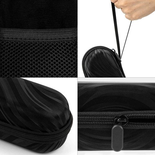 TOCCOOL Electric Toothbrush Case, Carrier Bag for Travelling, Portable Toothbrush Carrying Case Holder Compatible with AquaSonic, Sumkyle, Oral-B iO Series, Philips Sonicare. (Black)