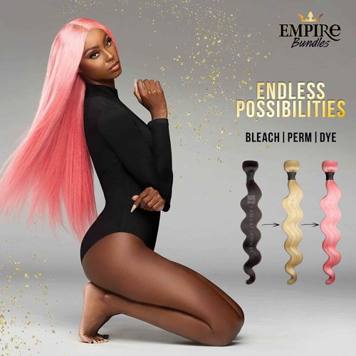 Sensationnel Empire bundles- body wave 10a tangle shed free human hair for weaving and sew in styles - 1 pack (16 inch, NATURAL/BLACK)