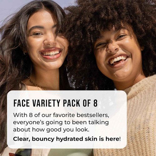 Avatara All-Stars 8-Pack Sheet Mask Set, Beauty and Skincare Face Masks Collection | Natural Extracts | Hydrating Skin Care Set, All Skin Types | Clean Korean Skincare