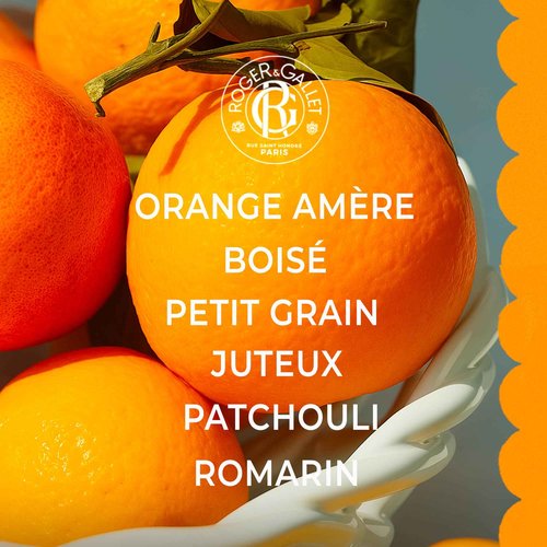 Roger&Gallet Beneficial Women Perfume 100 ml - Regressive & Reassuring Fragrance - Parfum Femme with Juicy Citrus, Natural Orange Essence - Perfumes for Women - Energizing Properties - Bois d'Orange