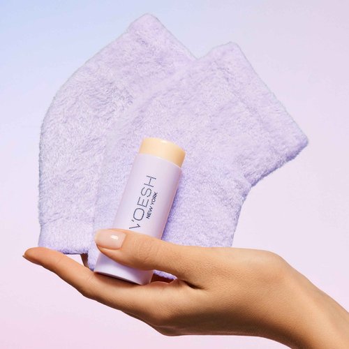 VOESH Heel Repair Duo, Solemate Heel Repair Balm & Moisturizing Heel Socks, Cracked Heel Stick Balm, Foot Care for Men & Women, at-Home Foot Care, K-Beauty Korean Skincare - Lavender