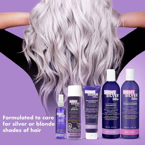 Shiny Silver Conditioner Ultra Color Enhancing 12 Ounce (354ml) (3 Pack)
