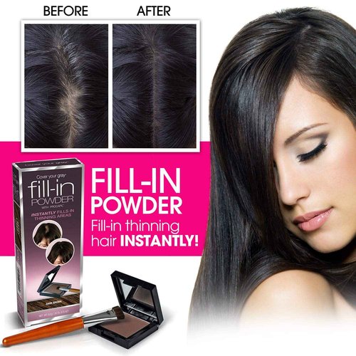 Cover Your Gray Fill In Powder - Medium Brown (Pack of 6)