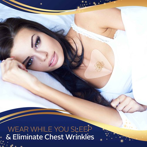 PureSkin Chest Wrinkle Pads-3 PACK-Decollete Anti Wrinkle Chest Pads | Silicone Patches for Wrinkles | Chest Wrinkle Pads Sleeping Reusable | Chest Wrinkles | Silicone Chest Pads