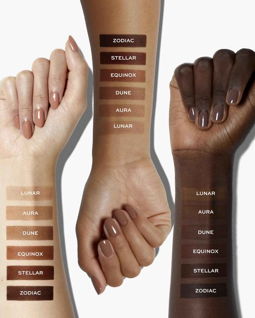MAKE Beauty Skin Mimetic Microsuede Bronzer Powder - Matte Bronzing Powder Contour, Buildable Formula, Non Comedogenic, Long Lasting Color. Shade - Aura for Light to Medium Skin