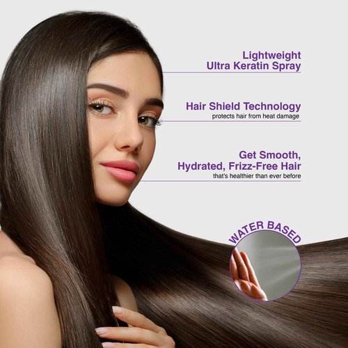 RED by Kiss Handle-Less 2200W Ceramic Tourmaline Hair Dryer with Comb Attachements and Heat Protector Spray