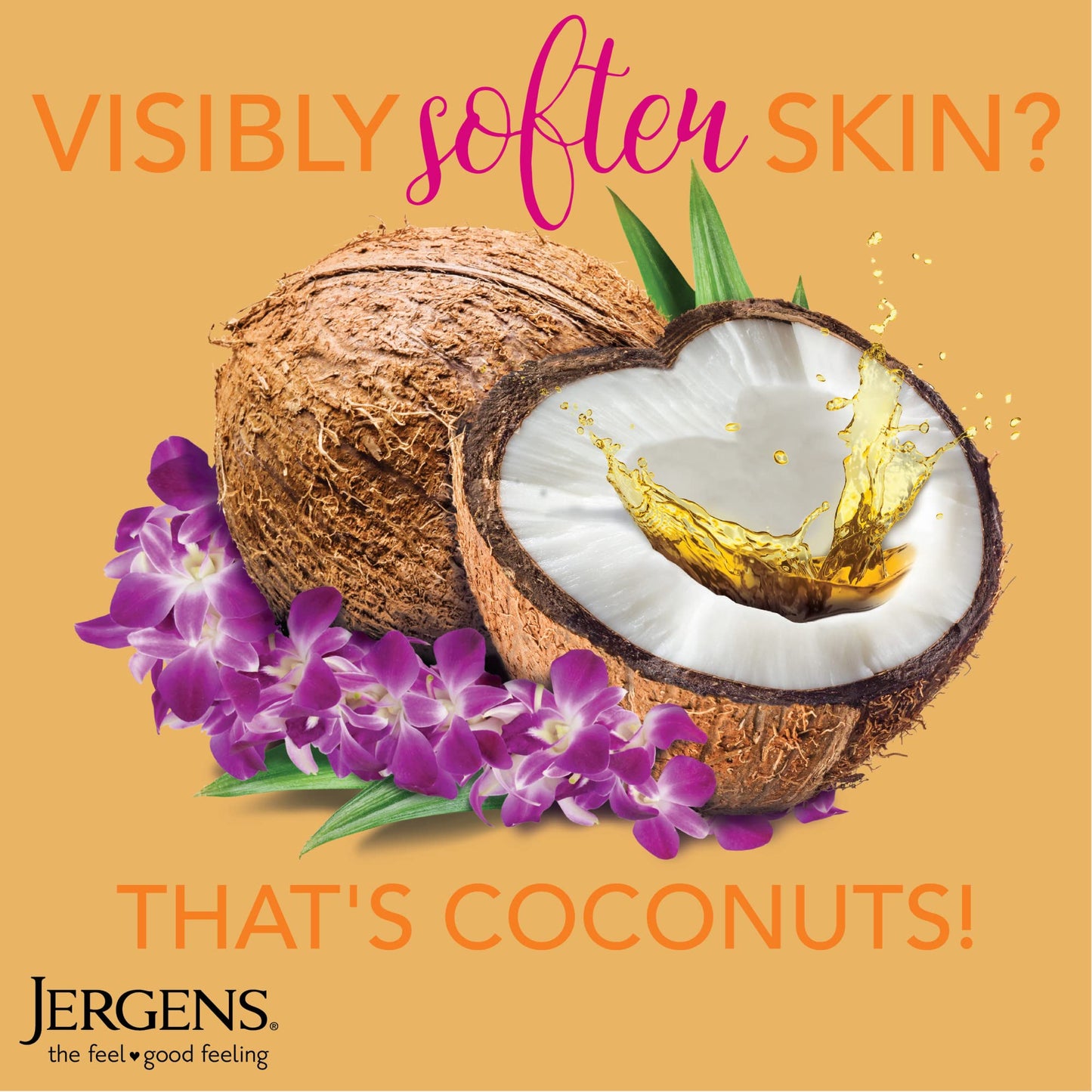 Jergens Hydrating Coconut Body Moisturizer, 16.8 Ounce (Pack of 3)