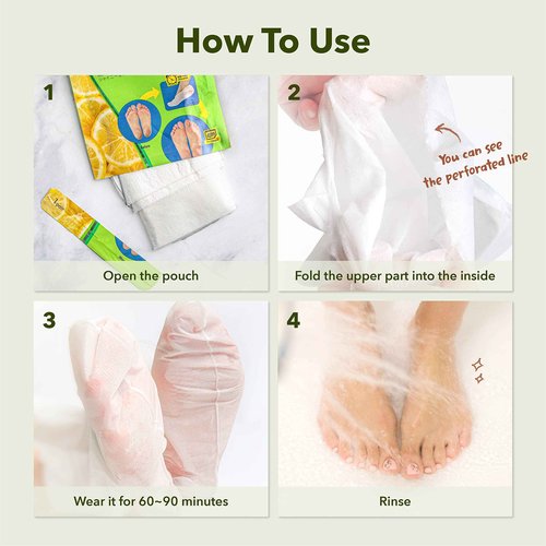 Purederm Shiny & Soft Foot Peeling Mask (9 Pack)