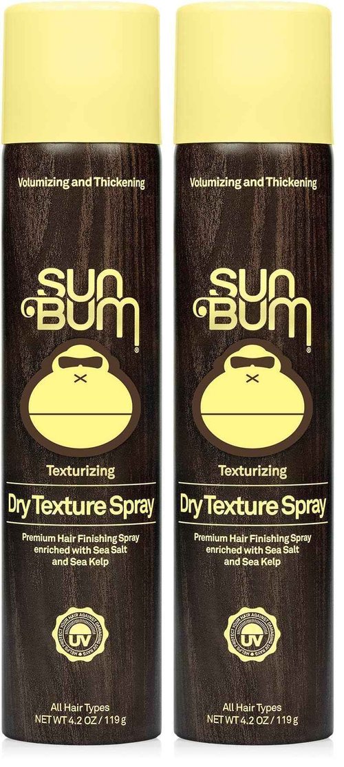 Sun Bum Dry Texture Spray | Vegan and Cruelty Free Buildable Volume Texture Spray with Matte Hold | 4.2 oz (Pack of 2)