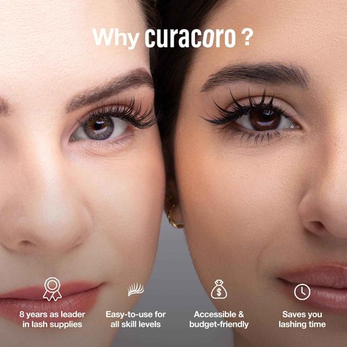 Curacoro ProBond - Lash Bonder for Lash Extensions, Fast-Curing Glue Sealer for Oily Lashes & Humid Environments, Longer Retention & Reduced Irritation (15ml)