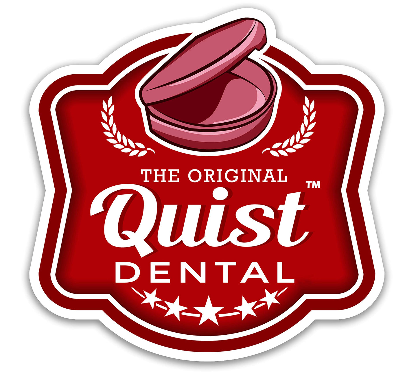 QUIST (TM) Solid Orthodontic Retainer Case (Merlot)