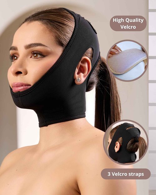 Shape Concept 301 Chin Strap Support Band Neck Bandage Face Chin High Compression