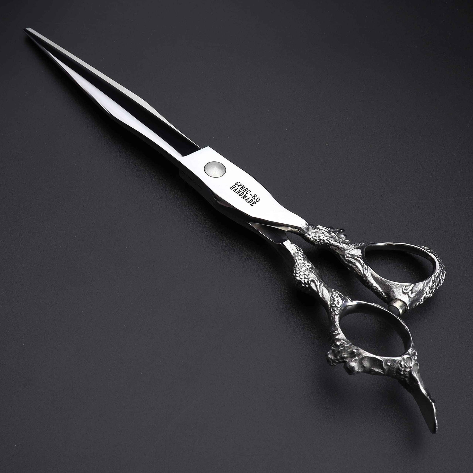 7" 7.5" 8" Professional Hairdressing Scissors Barber Salon Hair Cutting Dragon Shears (Large)