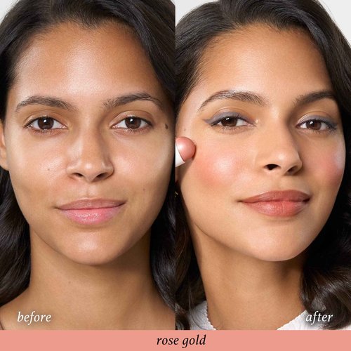 Julep Skip The Brush Cream to Powder Blush Stick Trio - Blendable and Buildable Color - 2-in-1 Blush and Lip Makeup Stick, Rose Gold, Neutral Bronze, Sheer Glow