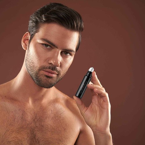 Gentlehomme Eye Roller Serum for Men & Men's Collagen Eye Cream | Depuffing Eye Roller Ball for Dark Circles & Puffiness | Collagen & Caffeine Eye Cream with Hyaluronic Acid- Eye Skincare Kit- 2 Count