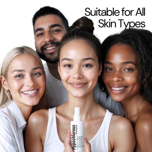 BodyJ4You Hypochlorous Acid Spray for Face Cleaner - HOCL Facial Toner Acne Sensitive Skin - HOCL Molecule Spray Topical Skin Redness Relief Breakouts - Piercing Aftercare Fine Mist - Pack of 2