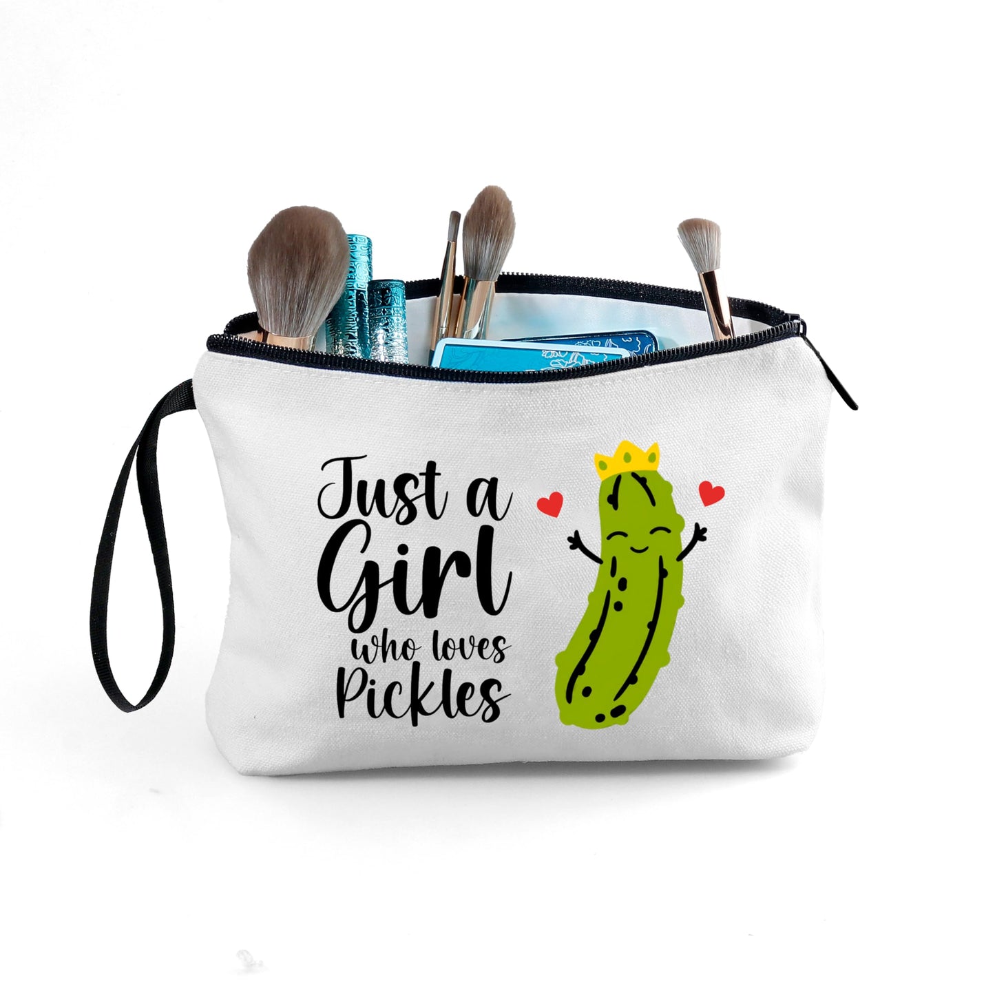 KONSOM Sister Gifts Funny, Quirky Gifts, Makeup Bag for Women, Gifts for Sisters from Sisters Adult, Gag Gifts,Pickle Gifts