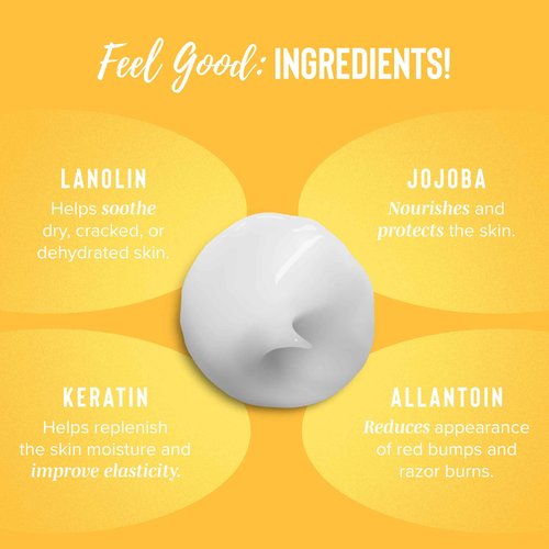 Coochy Shave Cream - Moisturizing Shave Lotion - Gentle Intimate Shaving Cream - For Bikini Area, Underarms, Legs & More - Rash-Free, Hydrating Formula - Peachy Keen, 32 oz