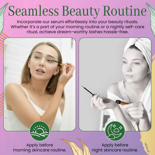 Eman Beauty Eyelash Growth Serum All-Natural Lash Enhancer Helps You Achieve Longer Thicker & Fuller Eyelashes It Boosts Growth For Stronger Healthier Lashes New Beauty Essential (3ml)