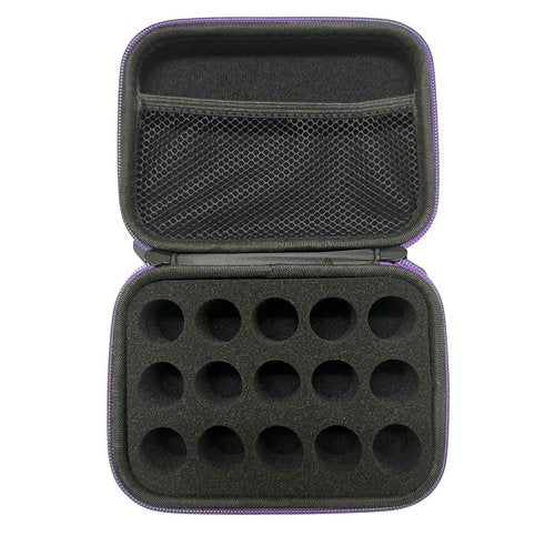 AFMNQZ Essential Oils Case Glass Bottle Hard Round Carrying Case Storage Bag for 5ml 10ml Roller Bottles Spray Bottle Oil Vial Bottles