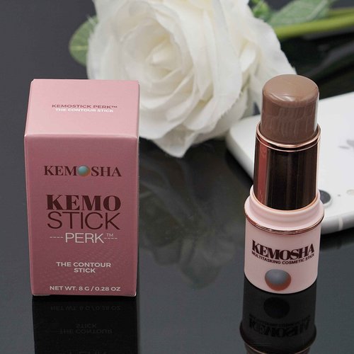 KEMOSHA Kemostick Perk – Creamy and Luxurious Liquid Contour Stick – Vegan Cream Contour Balm for All Skin Types – Lightweight Formula with Quick Application – Sweatproof Contour Wand