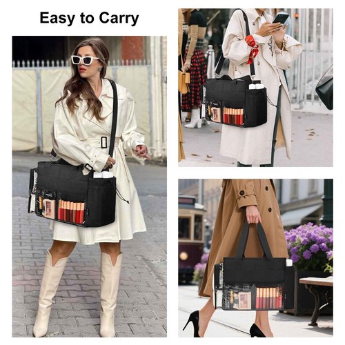TANTO Travel Makeup Bag Extra Large Makeup Artist Set Bag Cosmetic Organizer Bag Nurse Tote Bags Hair Stylist Travelling Duffle Bag Pro Cosmetic Case with Adjustable Dividers for Makeup Beauty Lover