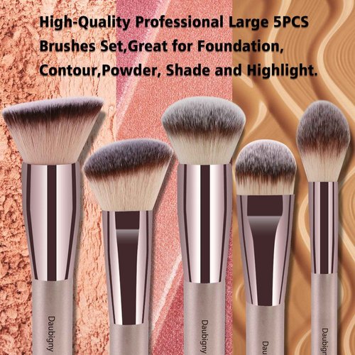 Daubigny Pro Makeup Brushes And Flawless Foundation Brush