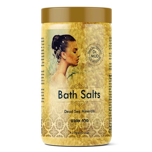 Natural Dead Sea Salt 100% Mineral-Rich Bath Soak, More Minerals Than Epsom Salt, Deep Relaxation, Detox, Exfoliates & Softens Skin, Helps Psoriasis, Eczema, Joint & Muscle (42.3 oz, Jasmine)