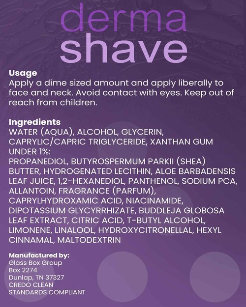 DermaShave - After Shave Lotion for Men - Great for Sensitive Skin - Liposomal Aftershave - No Greasy Feel, Clean Antiseptic Formula