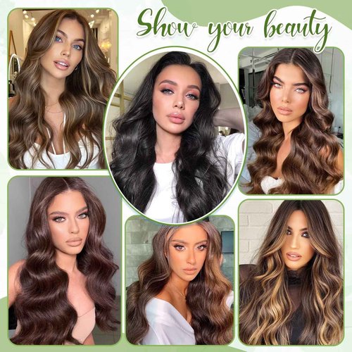 Jet Black Clip in Hair Extensions Real Human Hair 14inch Human Hair Clip in Extensions Black Human Hair Extensions Clip ins 100% Brazilian Remy Human Hair for Women Straight 8pcs Double Weft